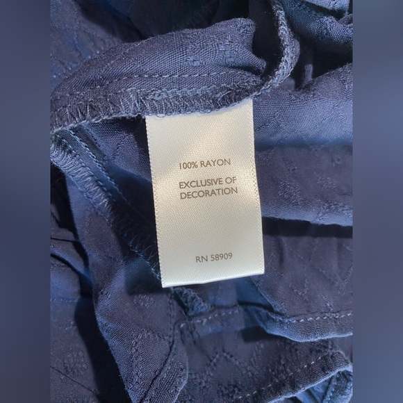 NEW Plus Size Nurture Westbound Long Sleeve VNeck Midi Dress Rayon Navy $89 - Picture 4 of 12